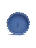 Qutub Azure Blue Candle Stand