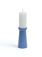 Qutub Azure Blue Candle Stand