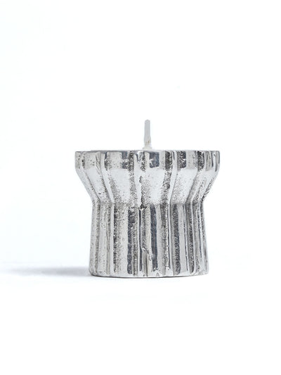 Qutub Silver Candle Stand
