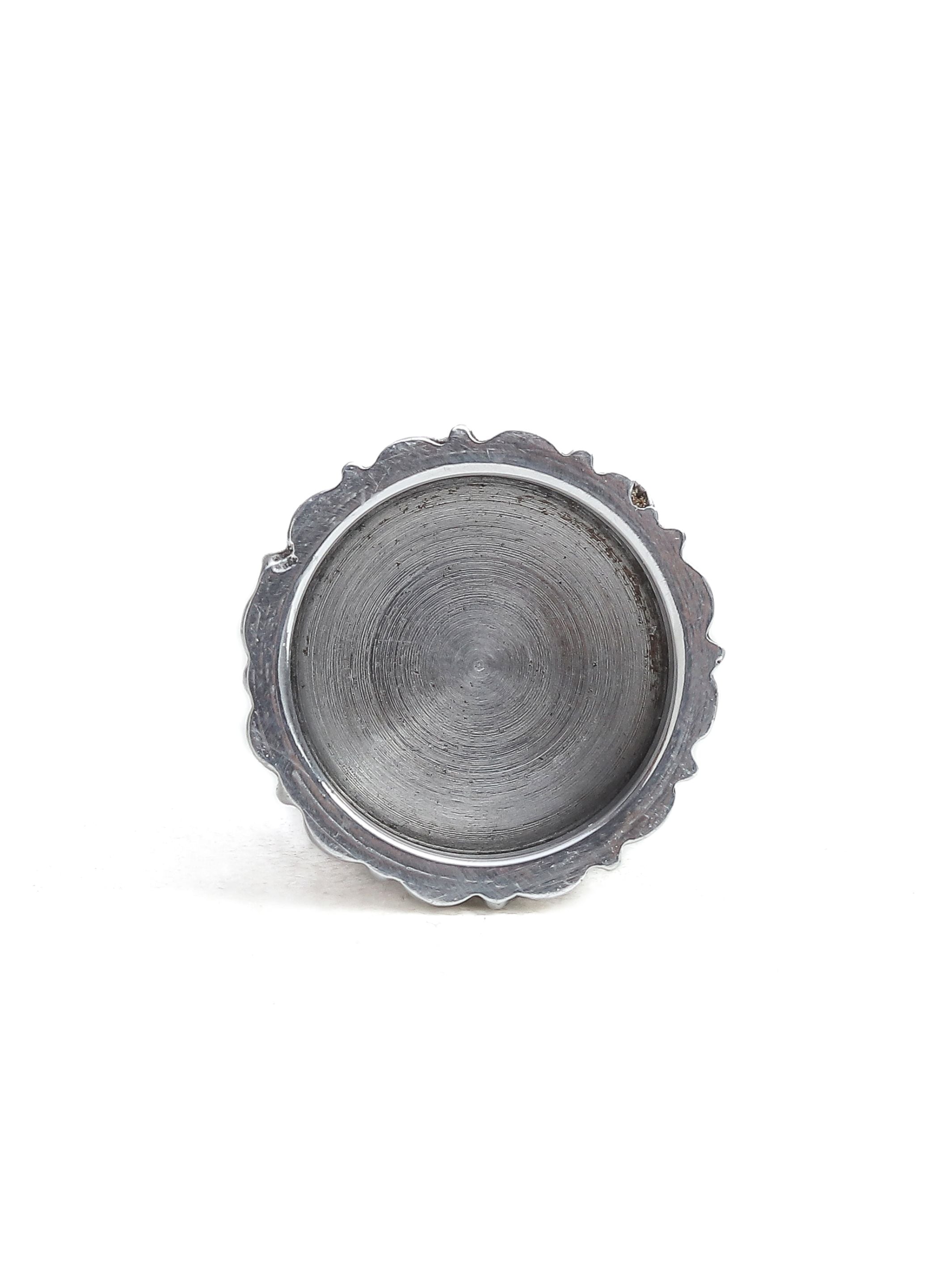 Qutub Silver Candle Stand