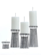 Qutub Silver Candle Stand