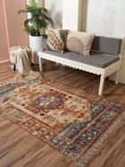 Embroidered Rug - Radiant Reverie
