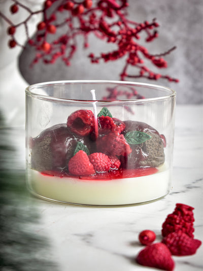 Raspberry White Chocolate Mousse Candle