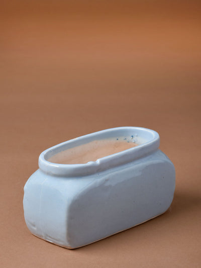 Rectangle Planter with Oval rim