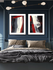 Wall Prints - Red Streak I