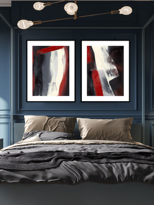 Wall Prints - Red Streak I