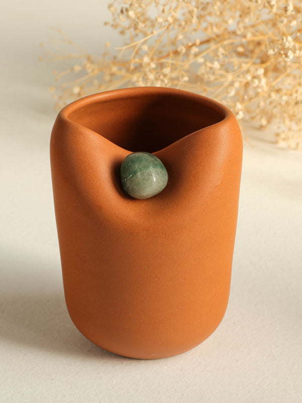Reminder Vase Terracotta Brown