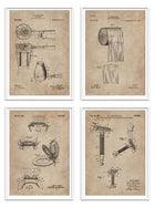 Wall Prints - Restroom Series - Essentials Set of 4