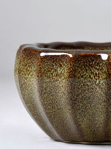 Ribbed Ceramic Fern Planter