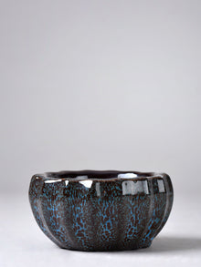 Ribbed Ceramic Fern Planter