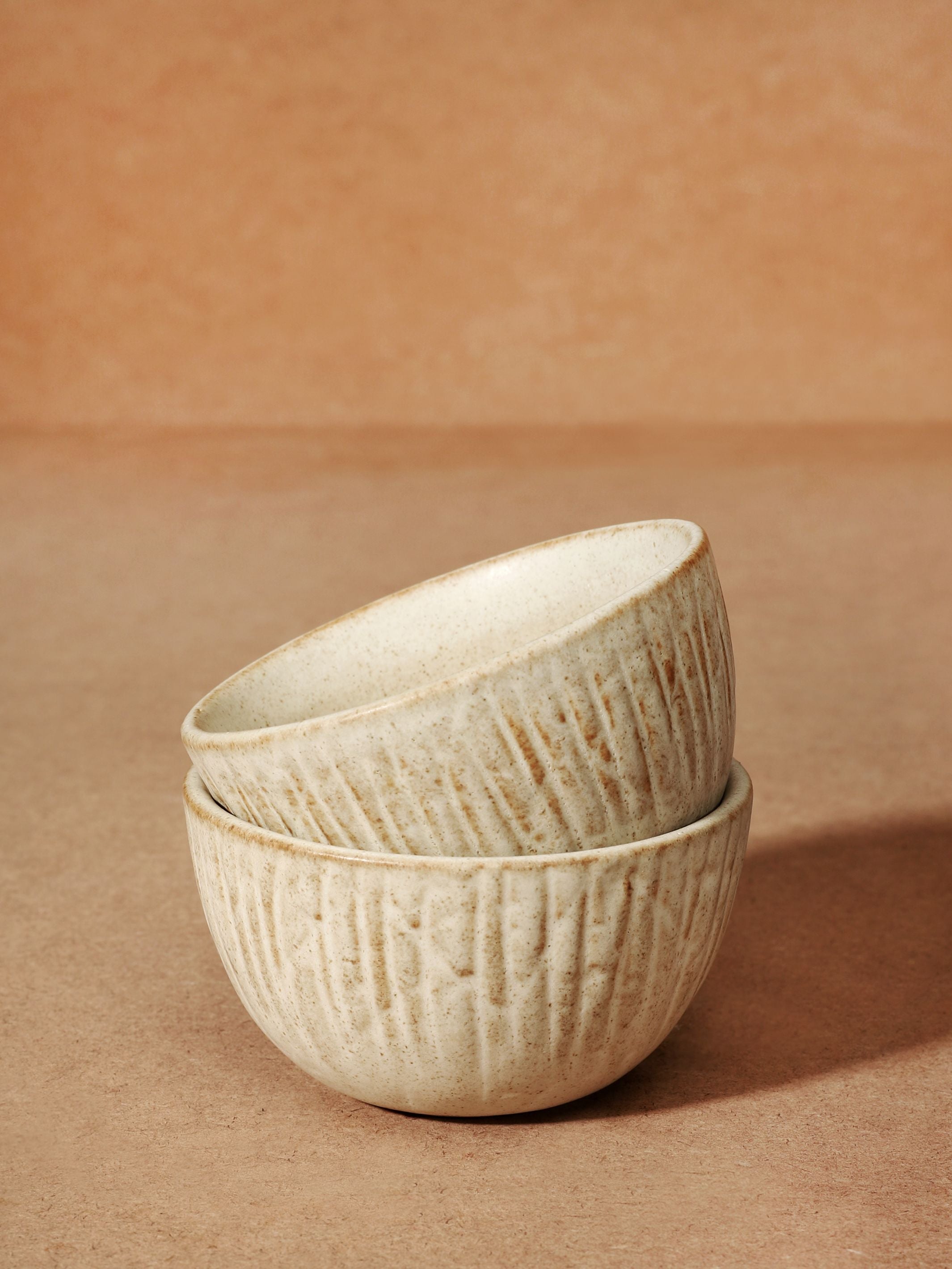 Ridged Ceramic Bowl