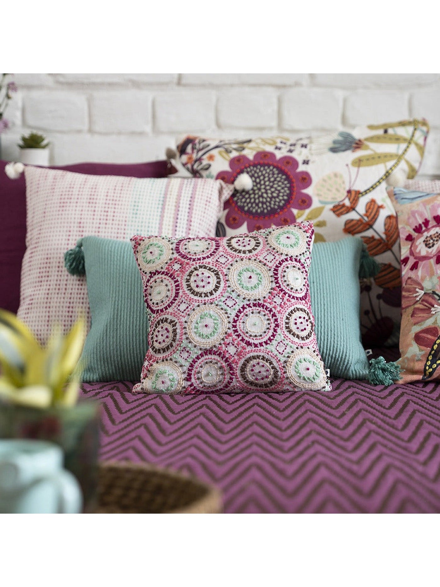 Cushion Cover - Ripples Floral