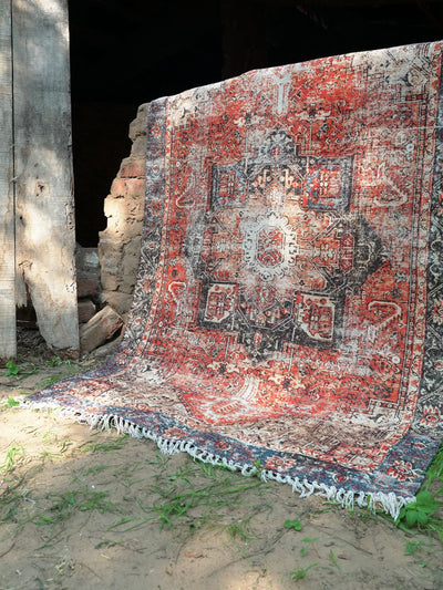 Roest Printed Cotton Rug