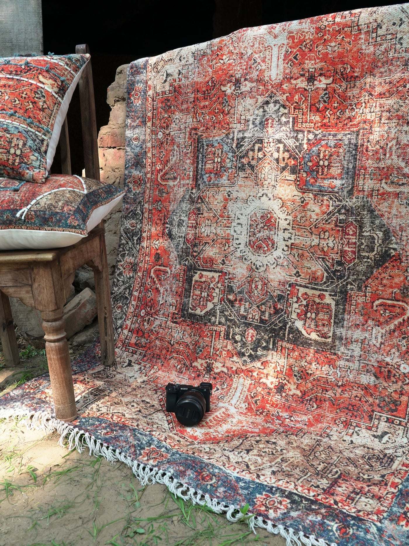 Roest Printed Cotton Rug