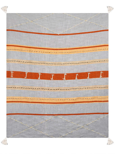 Throw - Rooibos Embroidered