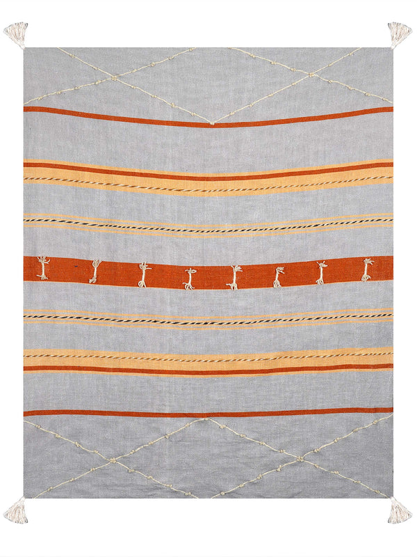 Throw - Rooibos Embroidered