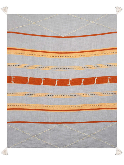 Rooibos Embroidered Throw