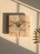 Rose Quartz Square Wall Clock