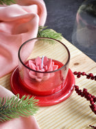 Rose Succulant Candle