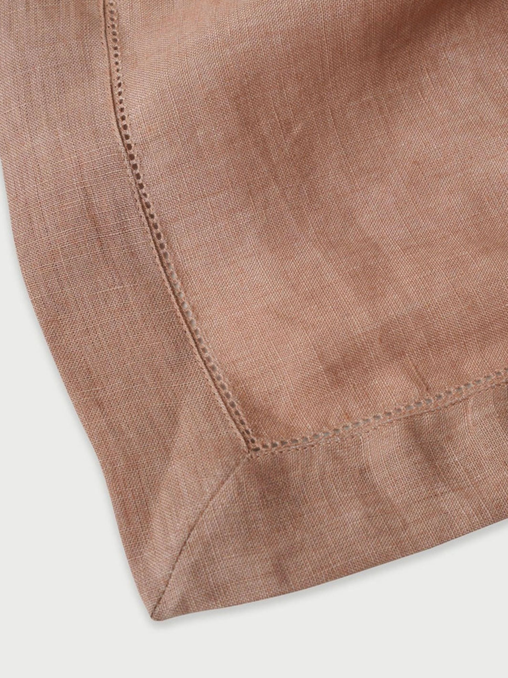 Linen Table Cover - Rose