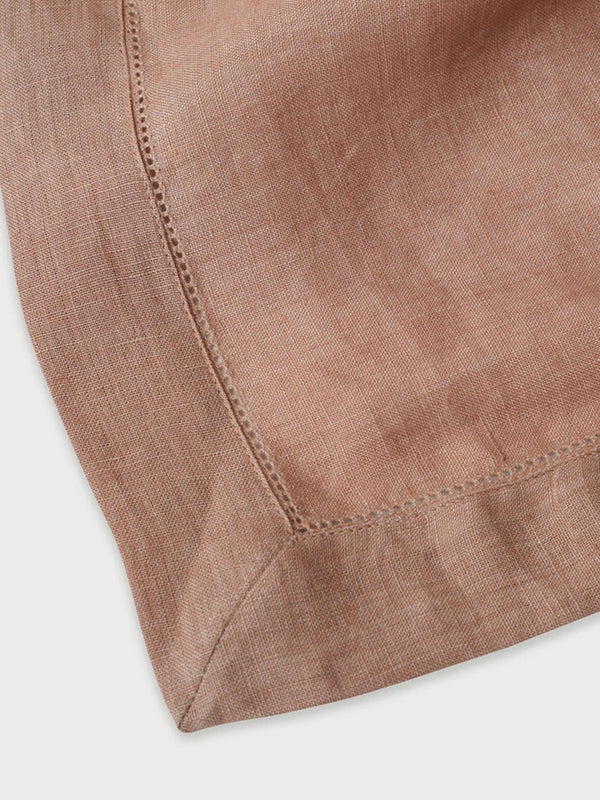 Linen Table Cover - Rose