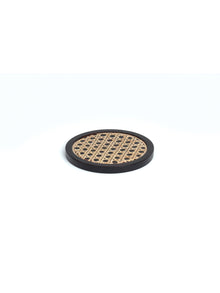 Rosemary walnut disc wicker trivet
