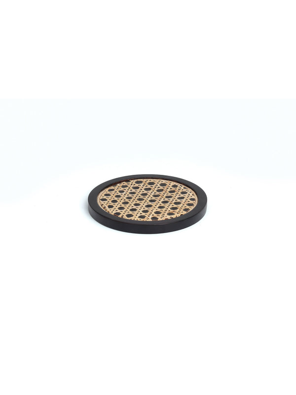 Rosemary walnut disc wicker trivet