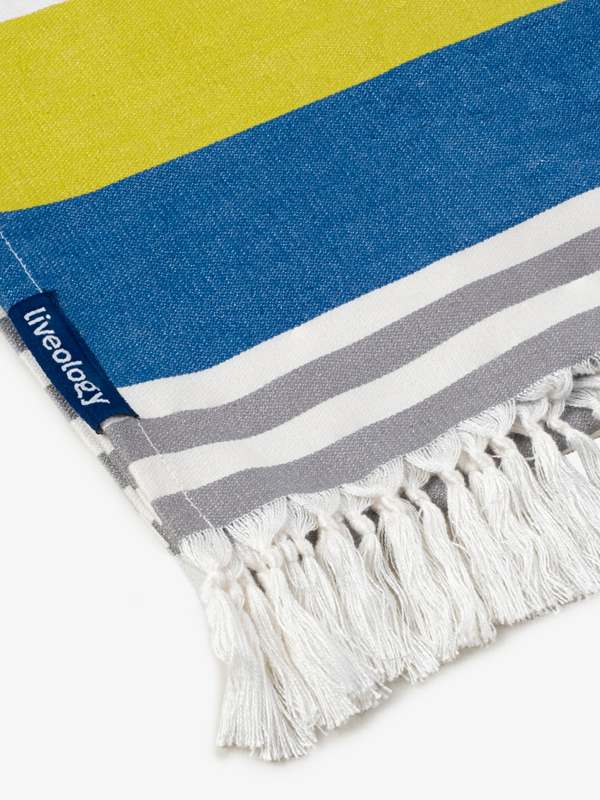 Santorini Woven Beach Towel