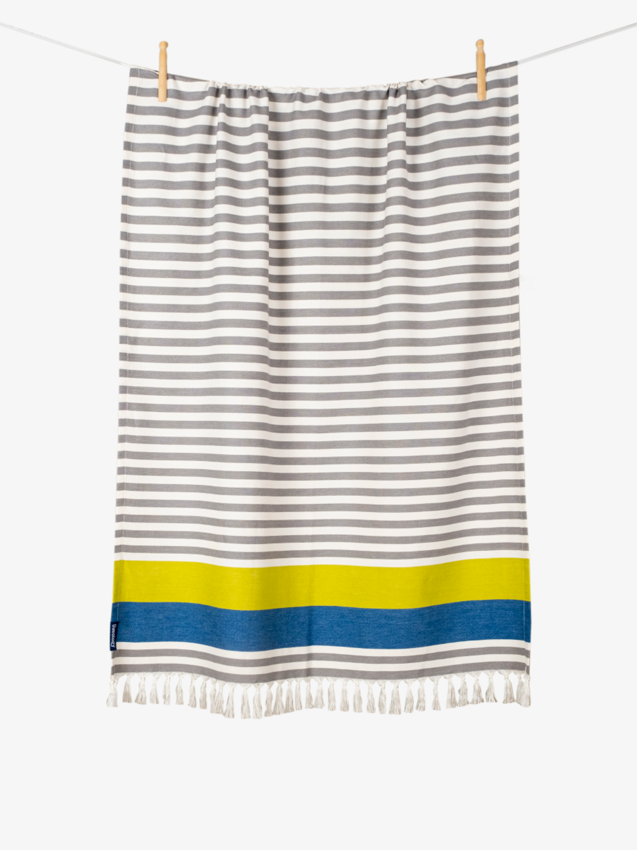Santorini Woven Beach Towel
