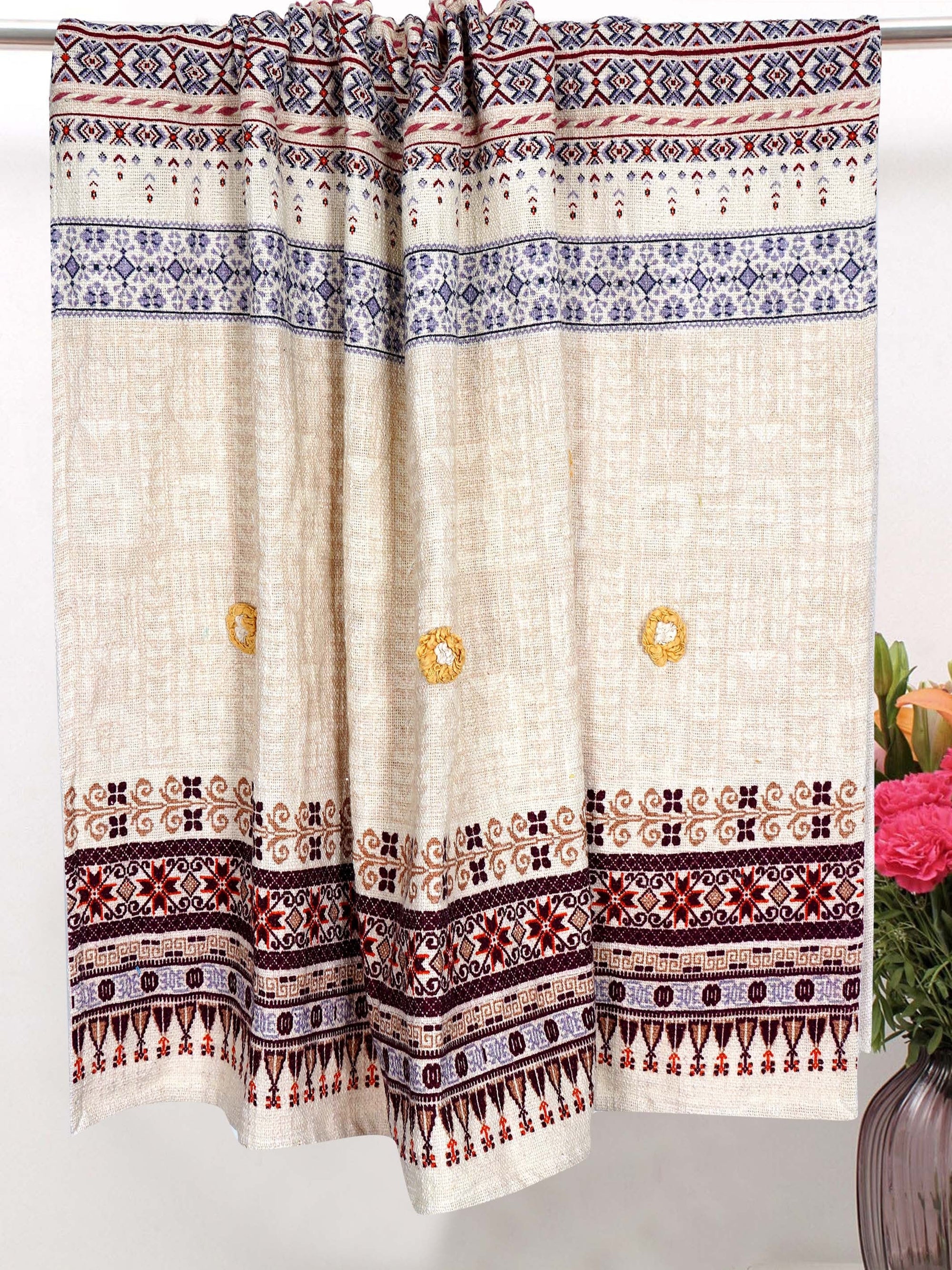 Throw - Saura Embroidered