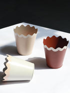 Scallop Metal Planter