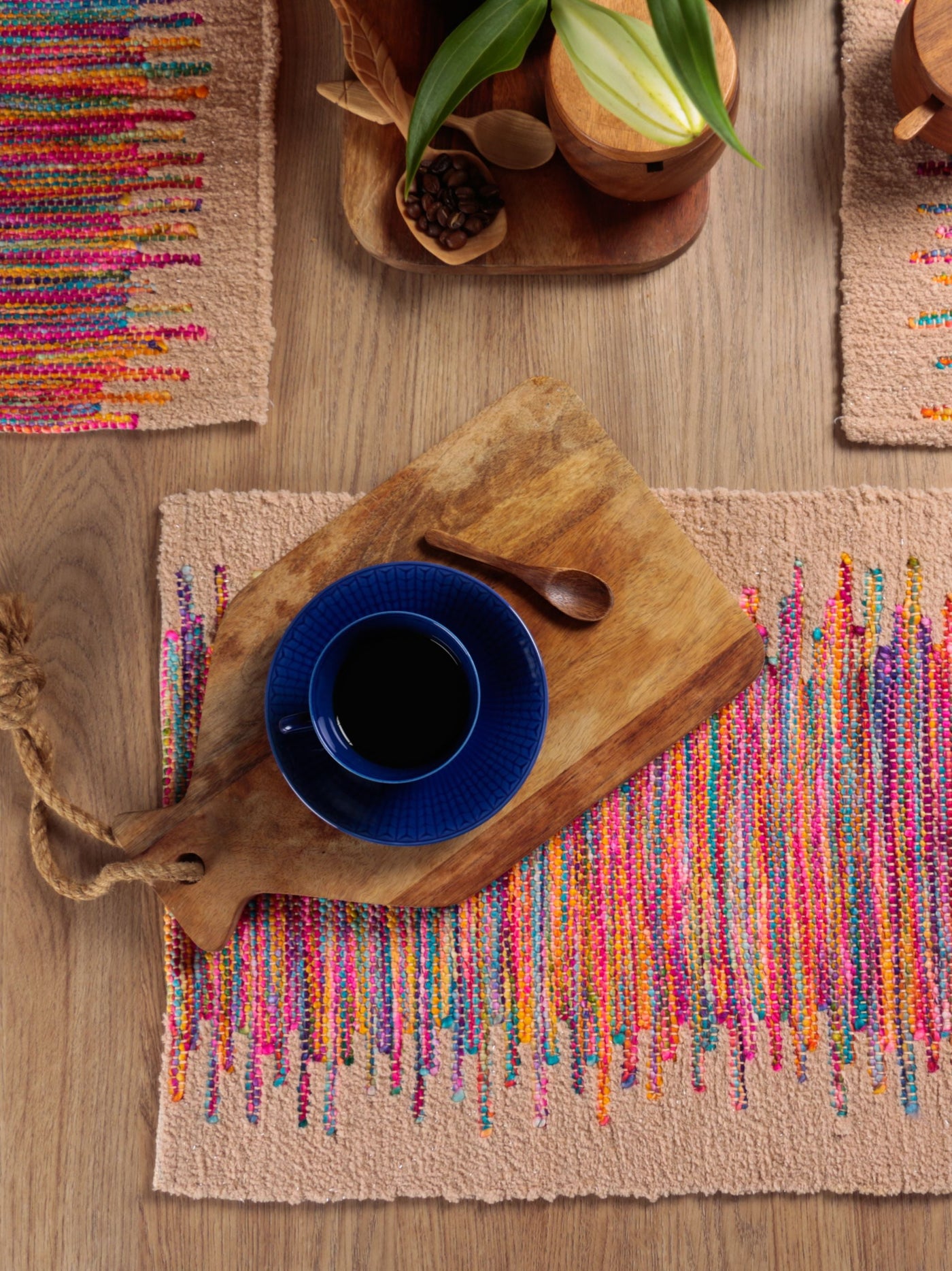 Scattered Rainbow Placemat