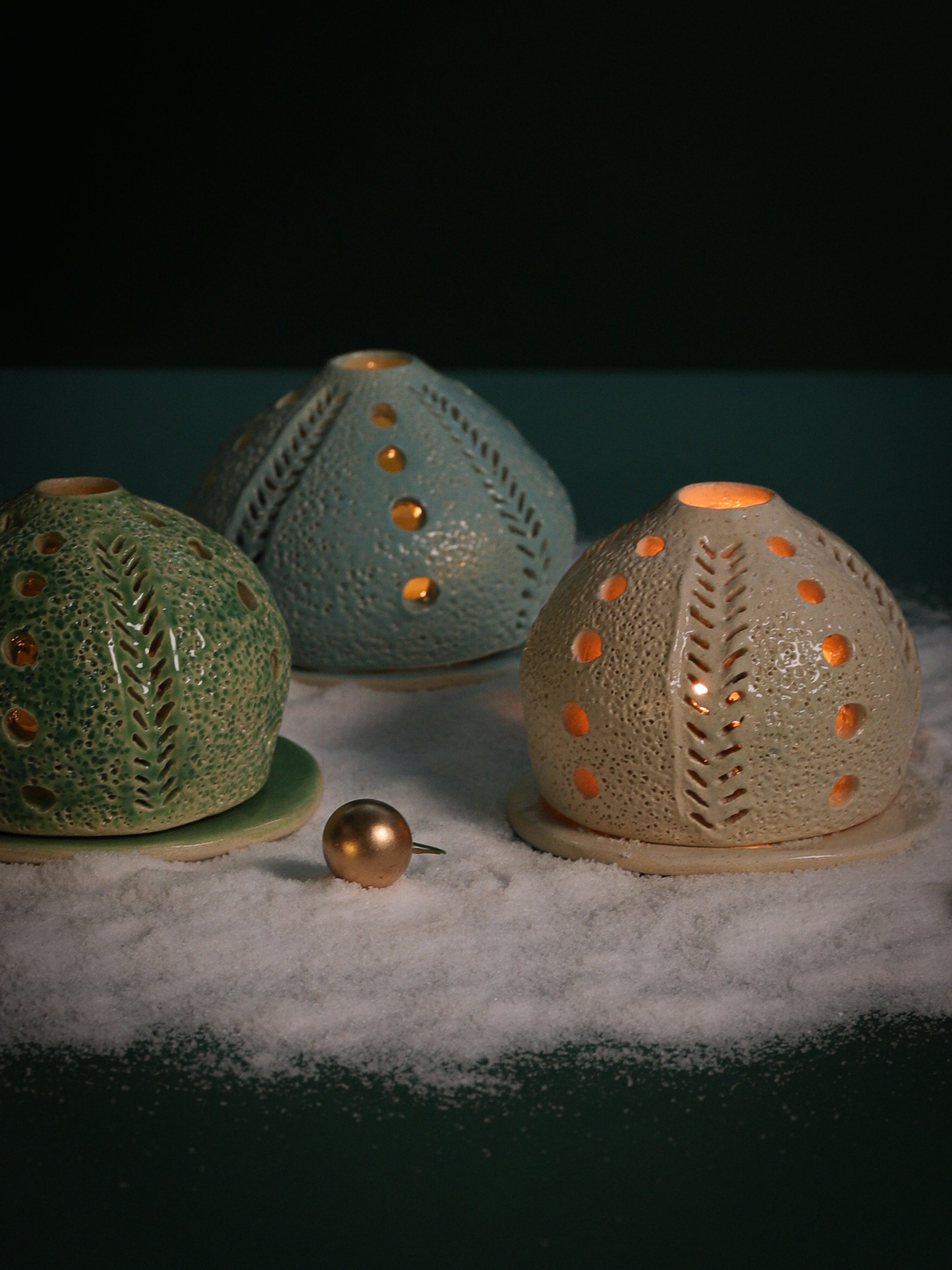 Sea Urchin Tea Lights