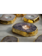 Semi Precious Tea Light Holder - Amethyst