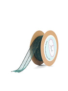 Sheer With Gold Stitches Ribbon