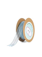 Sheer With Gold Stitches Ribbon