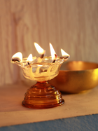 Short Glass Diya