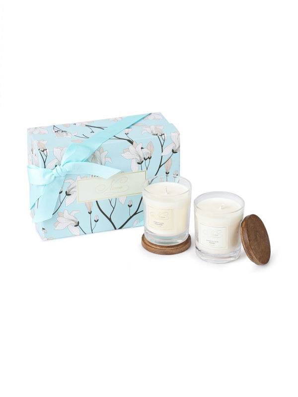 Signature Candle Duo - Mogra & Wild Rose