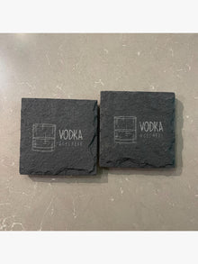 Slate Coaster - Engraved Vodka