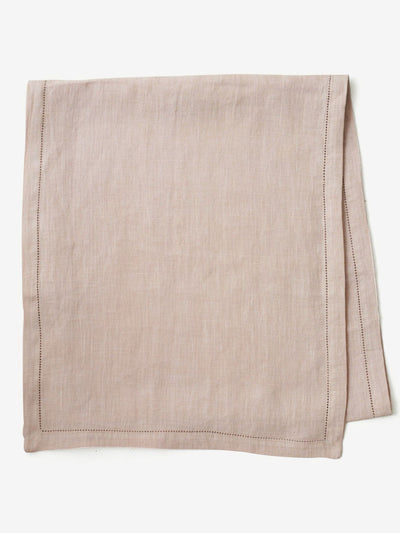 Linen Table Runner - Soft Pink