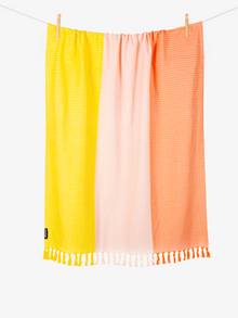 Sorbet Sunrise Woven Beach Towel