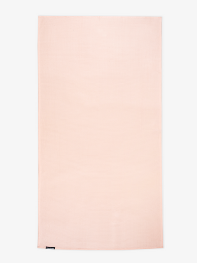 Sorrento Waffle Blush Woven Beach Towel