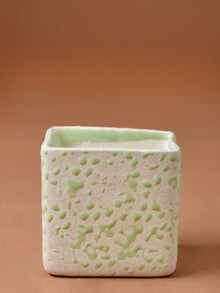 Speckled Cube Planter