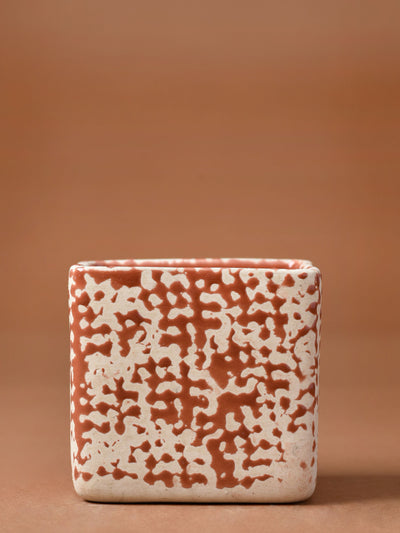 Speckled Cube Planter