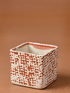 Speckled Cube Planter