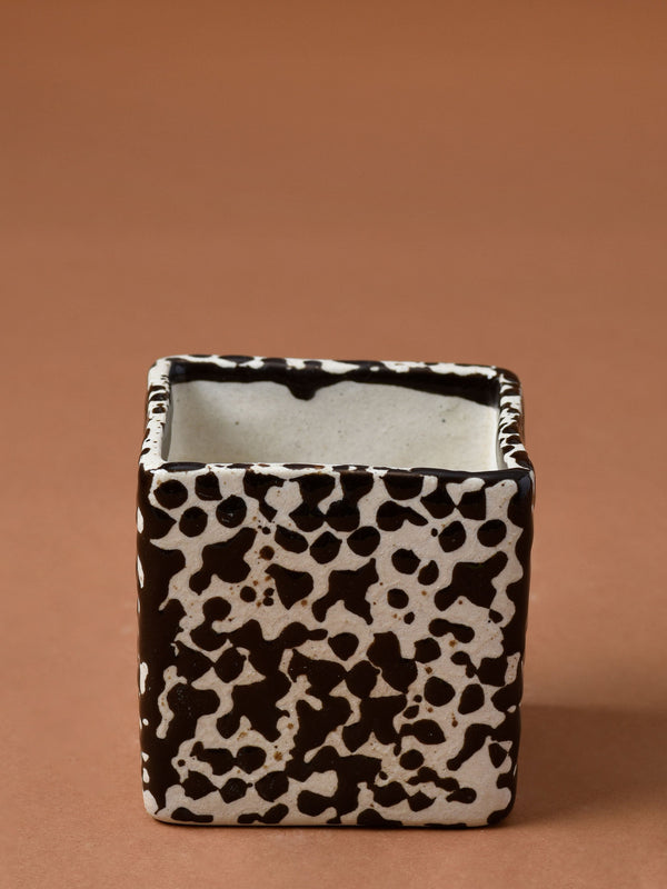 Speckled Cube Planter