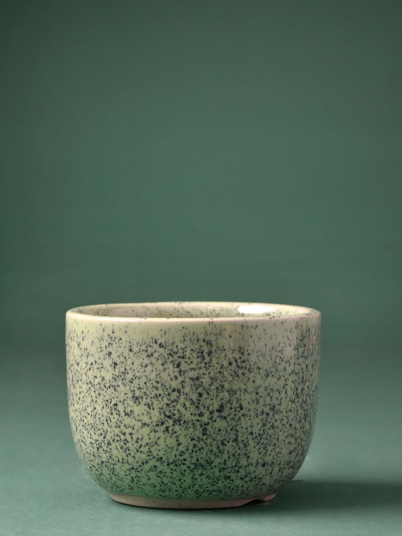 Speckled Round Ceramic Planter