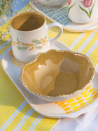 Ceramic Breakfast Set Yellow