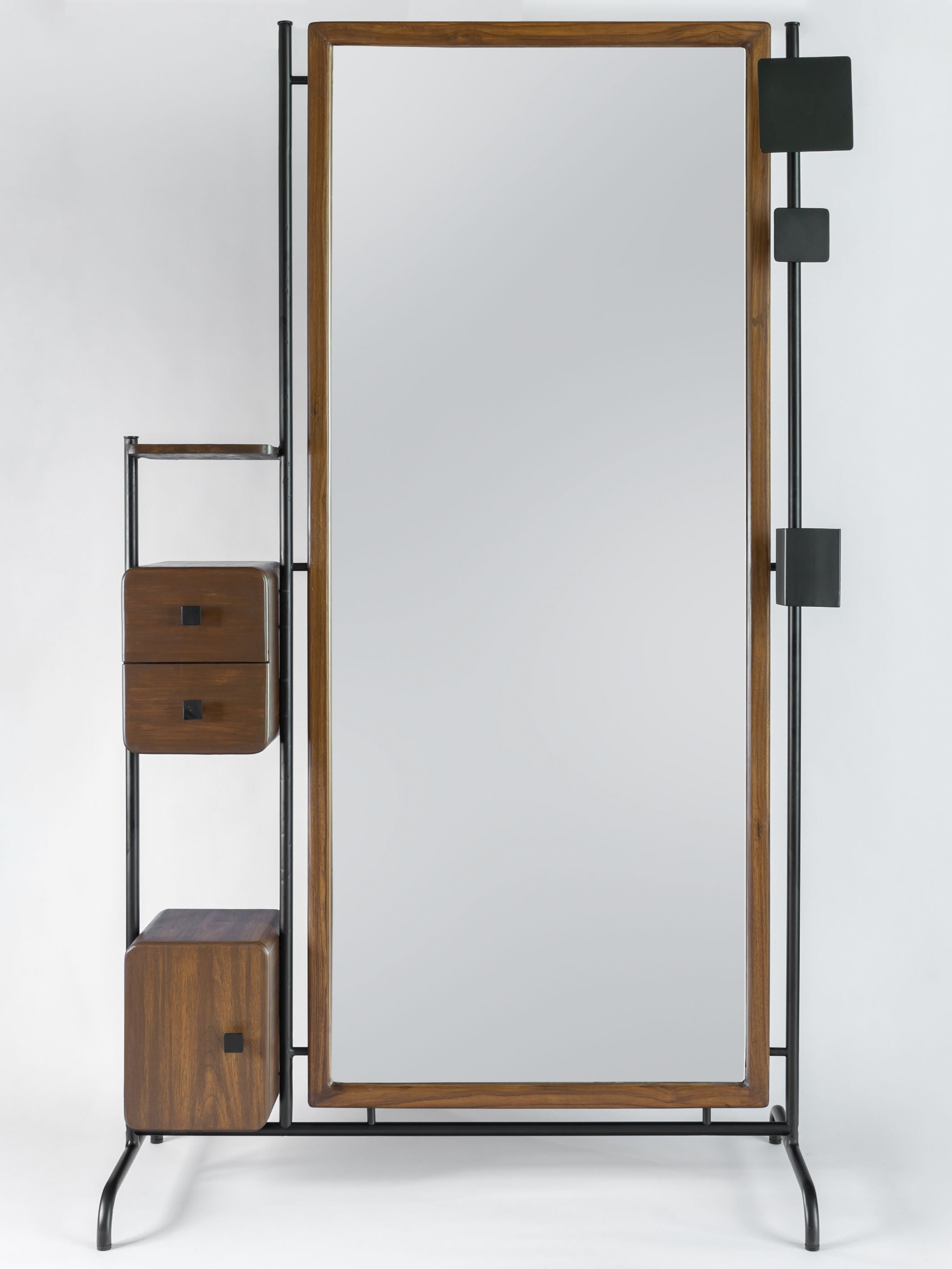 Standing Tall Mirror - Wood & Metal