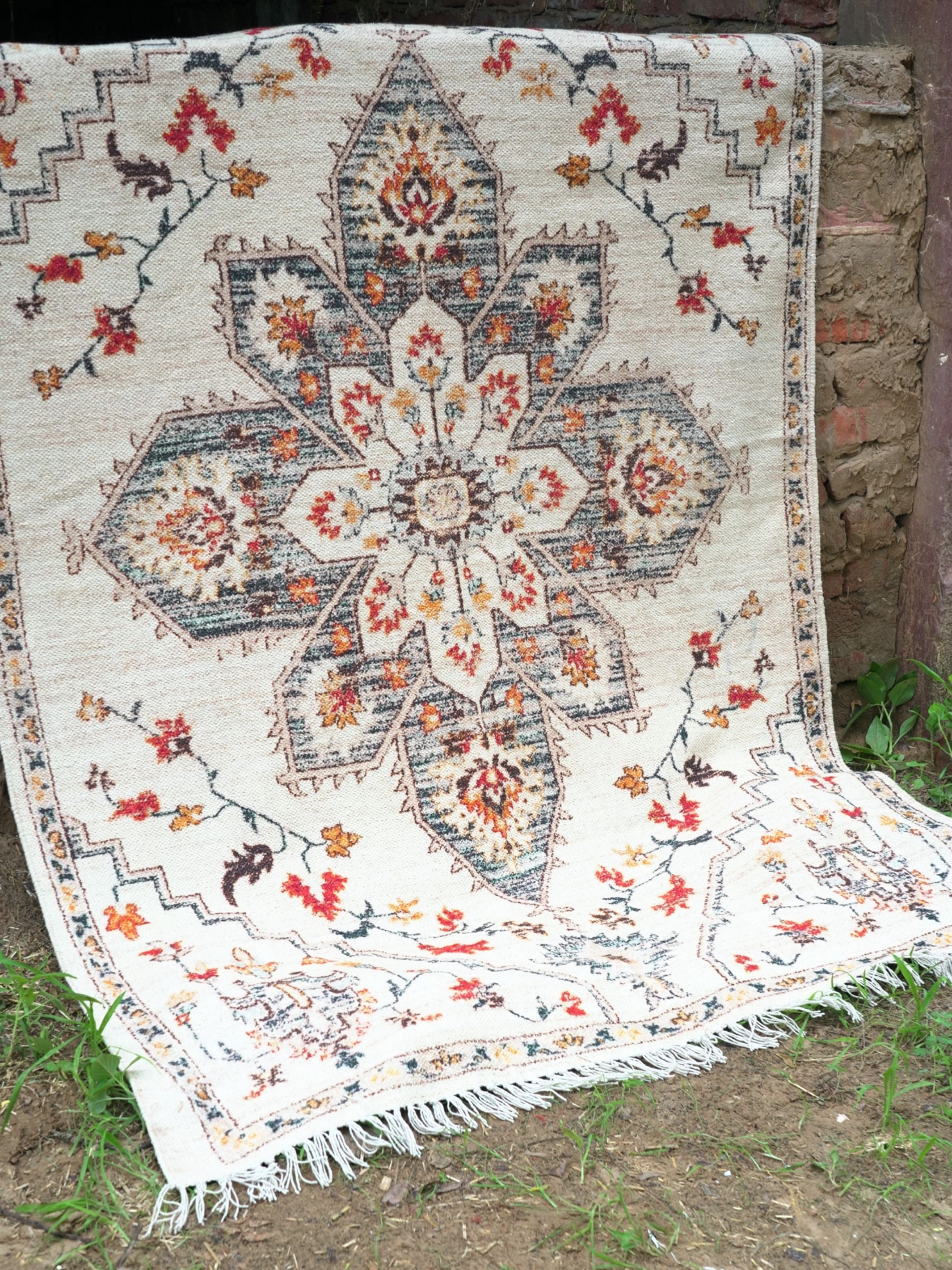 Printed Cotton Rug - Stern